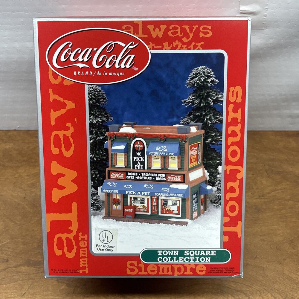 Coca-Cola Town Square Collection Pick A Pet Shop CF113001 In Box Cavanagh Group